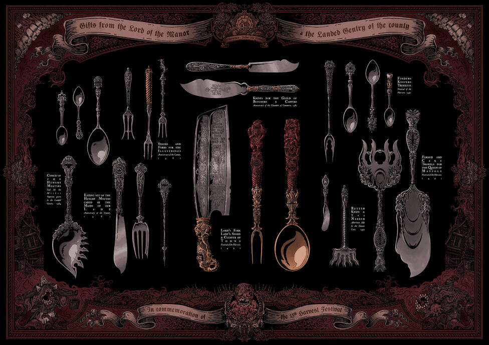 Contribution for the Foetor section for The Mountais & the Valleys, a Darkest Dungeon fan art zine.