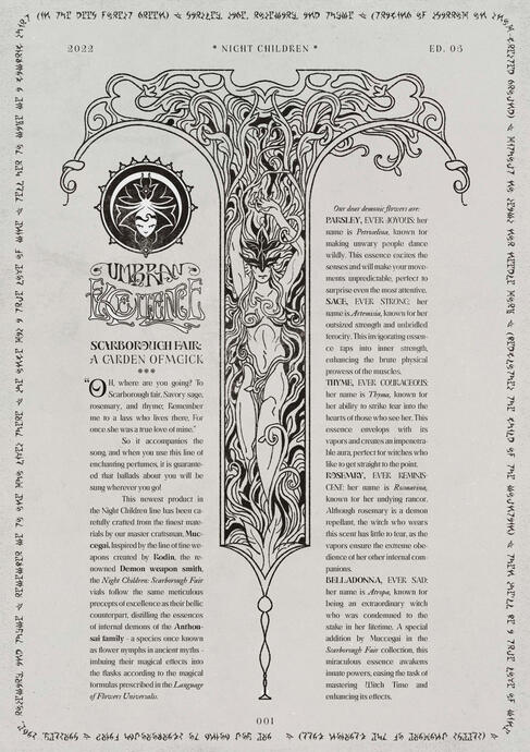 Garden of Magick: Scarborough Fair